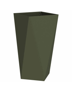 Fioriera Verde oliva 40 x 40 x 75 cm Acciaio 2