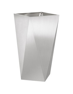 Fioriera Argento 40 x 40 x 75 cm Acciaio inossidabile 2