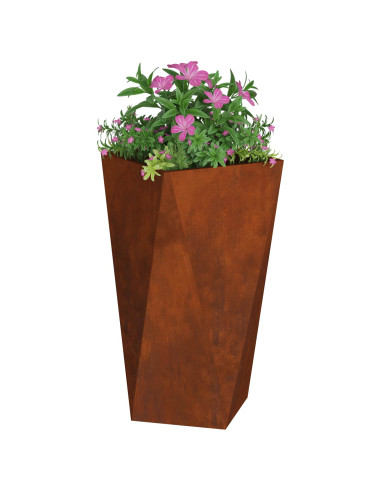 Fioriera 2 pcs Ruggine 40 x 40 x 75 cm