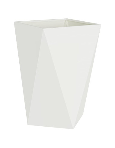 Fioriera Bianco 50 x 50 x 75 cm Acciaio