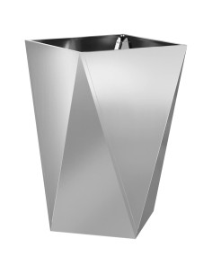 Fioriera Argento 50 x 50 x 75 cm Acciaio zincato 2