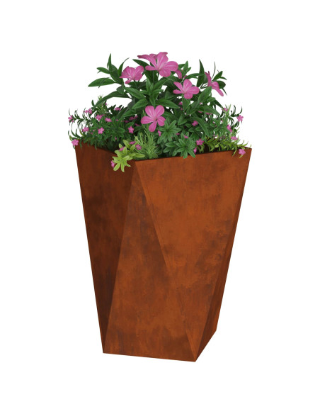 Fioriera 2 pcs Ruggine 50 x 50 x 75 cm