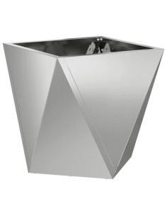 Fioriera Argento 30 x 30 x 30 cm Acciaio zincato 2