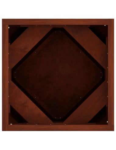 Fioriera Ruggine 30 x 30 x 30 cm