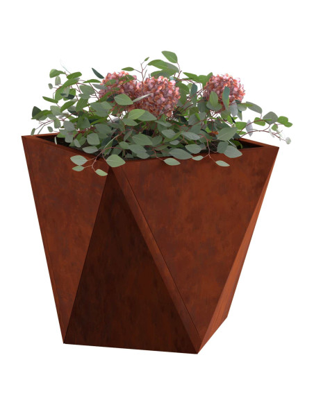 Fioriera 2 pcs Ruggine 30 x 30 x 30 cm