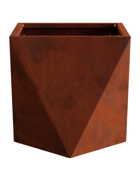 Fioriera 2 pcs Ruggine 30 x 30 x 30 cm