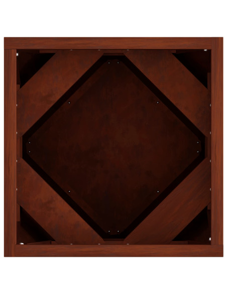 Fioriera 2 pcs Ruggine 30 x 30 x 30 cm