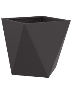 Fioriera Nero 40 x 40 x 40 cm Acciaio 2