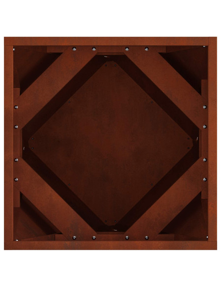 Fioriera 2 pcs Ruggine 40 x 40 x 40 cm