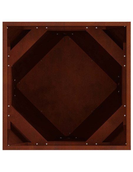 Fioriera Ruggine 50 x 50 x 50 cm