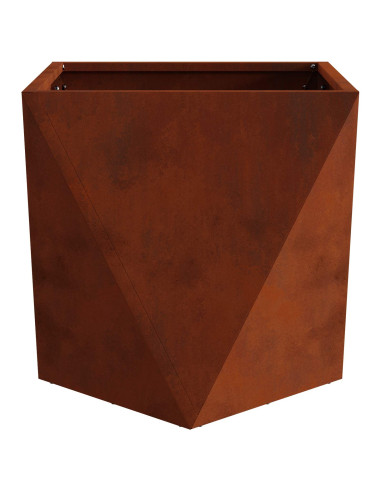 Fioriera 2 pcs Ruggine 50 x 50 x 50 cm