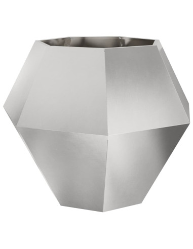 Fioriera Argento 100 x 100 x 80 cm Acciaio inossidabile