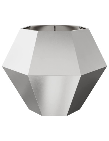 Fioriera Argento 100 x 100 x 80 cm Acciaio inossidabile