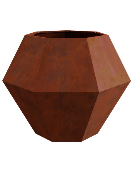 Fioriera 2 pcs Ruggine 100 x 100 x 80 cm