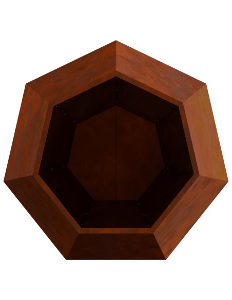 Fioriera 2 pcs Ruggine 100 x 100 x 80 cm