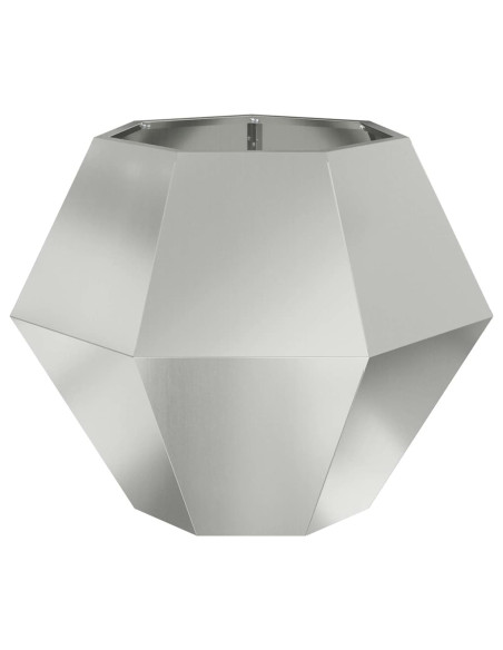 Fioriera Argento 75 x 75 x 60 cm Acciaio zincato