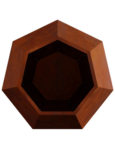 Fioriera Ruggine 75 x 75 x 60 cm