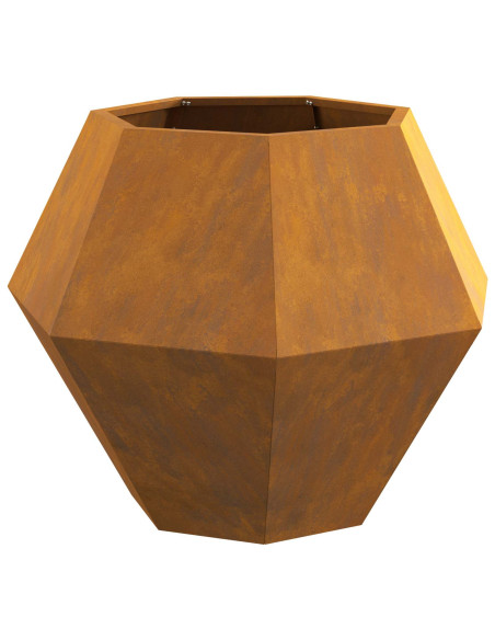 Fioriera 2 pcs Ruggine 75 x 75 x 60 cm