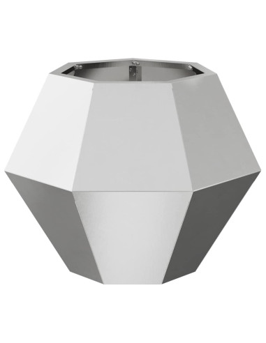 Fioriera Argento 50 x 50 x 40 cm Acciaio inossidabile