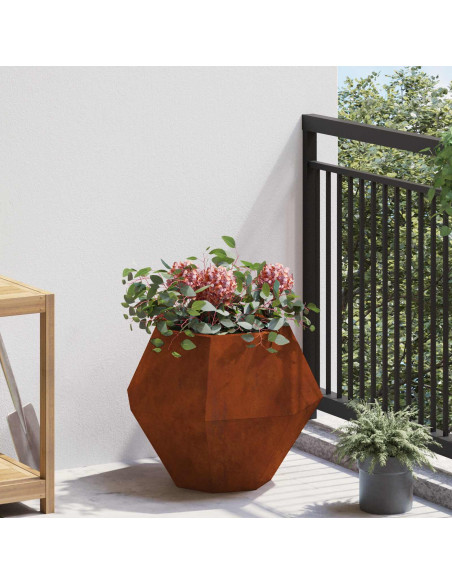 Fioriera 2 pcs Ruggine 50 x 50 x 40 cm