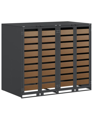 Contenitore per Rifiuti per 3 Bidoni 340 x 77.5 x 115.5 cm