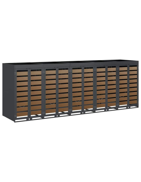 Contenitore per Rifiuti per 3 Bidoni 340 x 77.5 x 115.5 cm