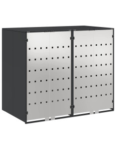 Contenitore per Rifiuti per 3 Bidoni 340 x 77.5 x 115.5 cm 2