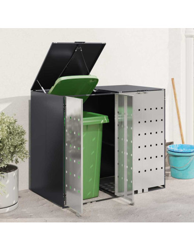 Contenitore per Rifiuti per 3 Bidoni 340 x 77.5 x 115.5 cm