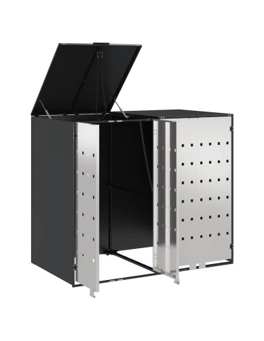 Contenitore per Rifiuti per 3 Bidoni 340 x 77.5 x 115.5 cm