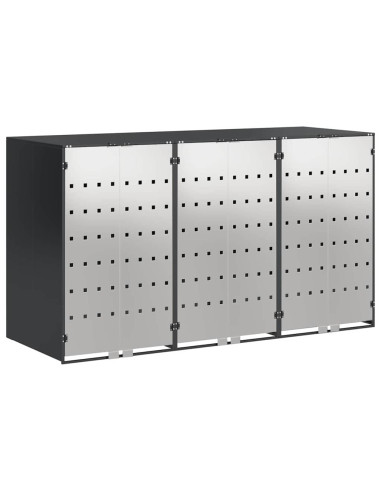 Contenitore per Rifiuti per 3 Bidoni 340 x 77.5 x 115.5 cm