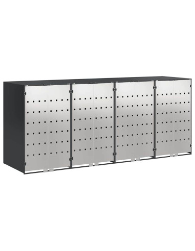 Contenitore per Rifiuti per 3 Bidoni 340 x 77.5 x 115.5 cm