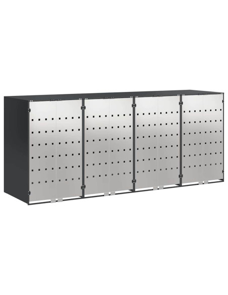 Contenitore per Rifiuti per 3 Bidoni 340 x 77.5 x 115.5 cm