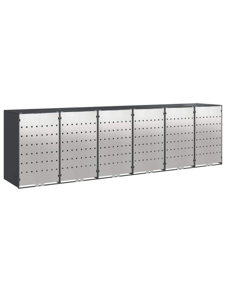 Contenitore per Rifiuti per 3 Bidoni 340 x 77.5 x 115.5 cm