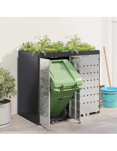 Contenitore per Rifiuti per 3 Bidoni 340 x 77.5 x 115.5 cm