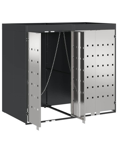 Contenitore per Rifiuti per 3 Bidoni 340 x 77.5 x 115.5 cm