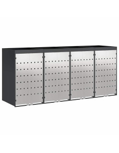 Contenitore per Rifiuti per 3 Bidoni 340 x 77.5 x 115.5 cm 2