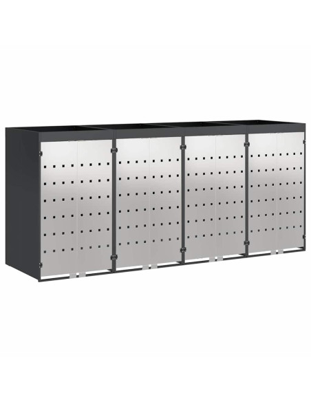 Contenitore per Rifiuti per 3 Bidoni 340 x 77.5 x 115.5 cm