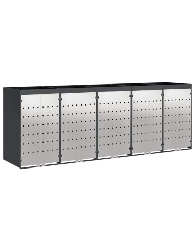 Contenitore per Rifiuti per 3 Bidoni 340 x 77.5 x 115.5 cm