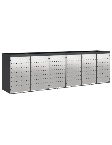 Contenitore per Rifiuti per 3 Bidoni 340 x 77.5 x 115.5 cm