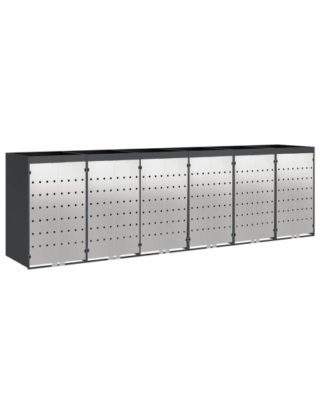 Contenitore per Rifiuti per 3 Bidoni 340 x 77.5 x 115.5 cm