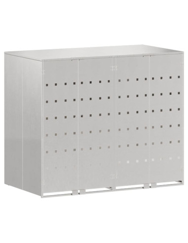 Contenitore per Rifiuti per 3 Bidoni 340 x 77.5 x 115.5 cm