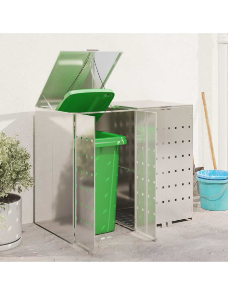 Contenitore per Rifiuti per 3 Bidoni 340 x 77.5 x 115.5 cm