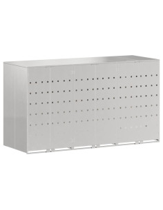 Contenitore per Rifiuti per 3 Bidoni 340 x 77.5 x 115.5 cm 2