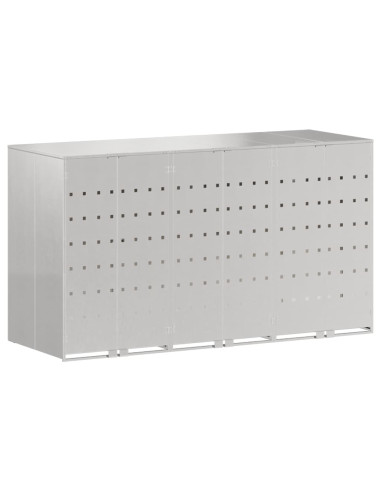 Contenitore per Rifiuti per 3 Bidoni 340 x 77.5 x 115.5 cm