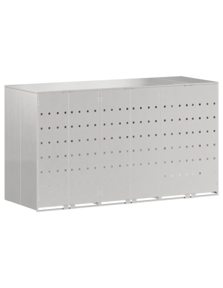 Contenitore per Rifiuti per 3 Bidoni 340 x 77.5 x 115.5 cm