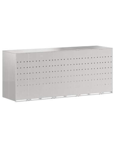 Contenitore per Rifiuti per 3 Bidoni 340 x 77.5 x 115.5 cm