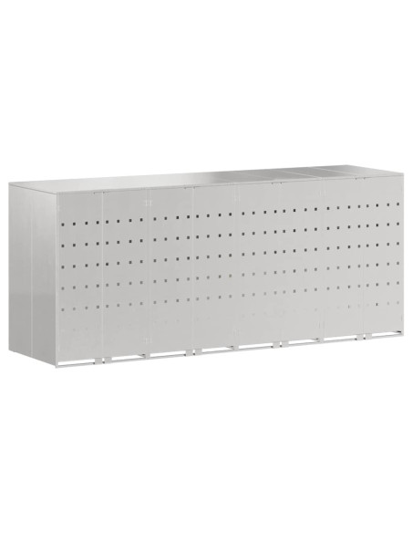 Contenitore per Rifiuti per 3 Bidoni 340 x 77.5 x 115.5 cm