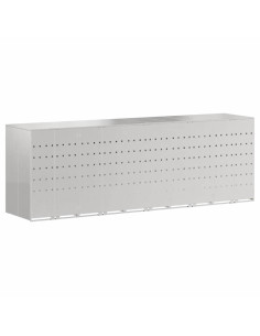 Contenitore per Rifiuti per 3 Bidoni 340 x 77.5 x 115.5 cm 2