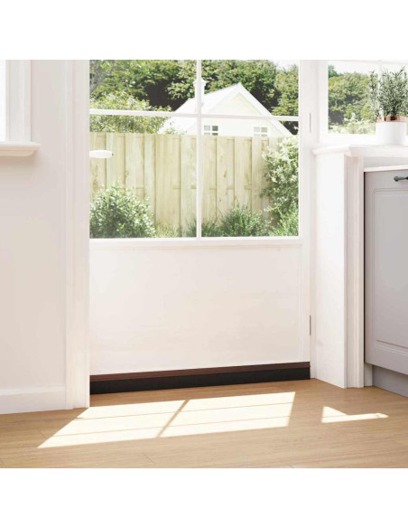 Spazzole per porte autoadesive 6 pcs Marrone 100 cm