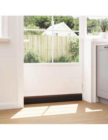 Spazzole per porte autoadesive 6 pcs Marrone 100 cm